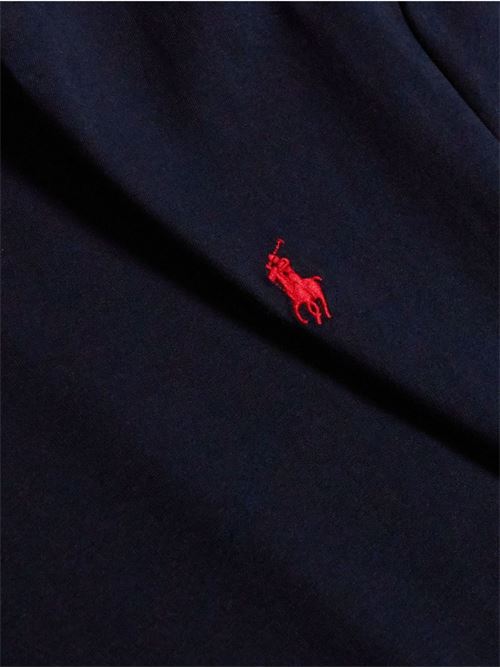T-shirt Uomo Blu con logo a contrasto POLO RALPH LAUREN | 710680785004